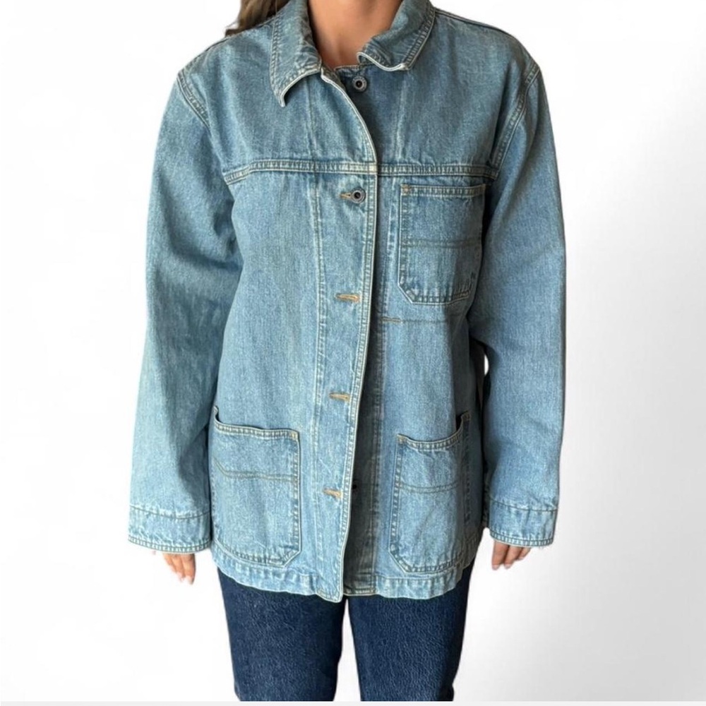 Vintage G.H. Bass & Co. Light Blue Jean Jacket